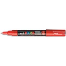 Marqueur peinture à l'eau Posca PC-1MC - pointe conique polyester extra-fine 1 mm - rouge