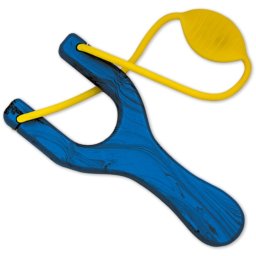 Lance-pierre fronde 18cm précision bois bleu cam