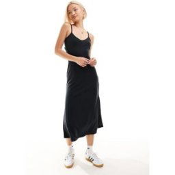 Superdry - Robe dos nu en jersey - Noir Noir 40 female
