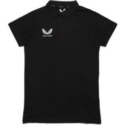Castore Short Sleeve Polo Womens Noir 16 (XL) Female