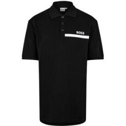 Boss Logo Polo Infants Noir 09B 6Y Male
