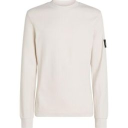 Calvin Klein Jeans Waffle Long Sleeve Top Rayon de lune 2XL Male