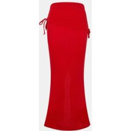 Missy Empire Ruched Fold Over Maxi Skirt Rouge 12 (M) Female
