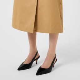 Dune London Capitol Kitten Mules Cuir noir 484 8 (41) Female