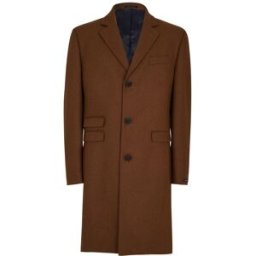 Ted Baker Melton Coat Bronzage foncé 36 (46) Male