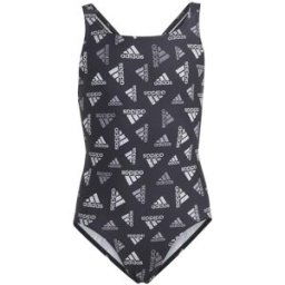 Adidas Logo Swimsuit Infants Noir 4-5 ans Female