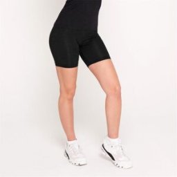 Miso High Waisted Cycling Shorts Ladies Noir 12 (M) Female