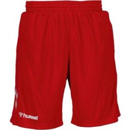 Hummel Poly Shorts Adults Vrai Rouge 2X Grand. Unisex