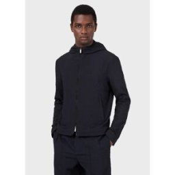 Giorgio Armani Emporio Armani Hooded Jacket Bleu marine L Male