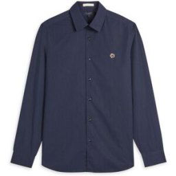 Ted Baker Fonik Poplin Shirt Marine XL (5) Male