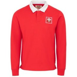 Kooga Vintage Long Sleeve Rugby Shirt Mens Pays de Galles Très grand Male