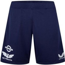 Castore Scarlets Training Shorts 2024 2025 Adults Bleu L Male