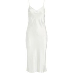 Polo Ralph Lauren Silk Slip Dress Écru 12 (M) Female