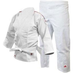 Adidas Judo Uniform Unisex Adults Blanc 110cm Unisex