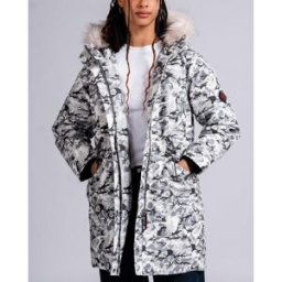 49Winters Camouflaged Covent Parka Camo Glace 12 (M) Female
