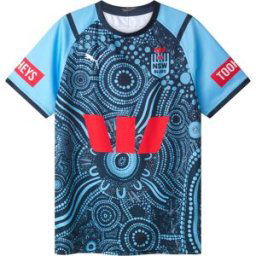 Puma New South Wales Blues Indigenous Shirt 2024 Adults Bleu XL Male
