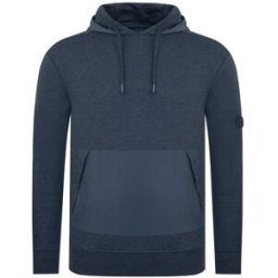 Firetrap Hybrid Hoodie Mens Charbon Marl XL Male