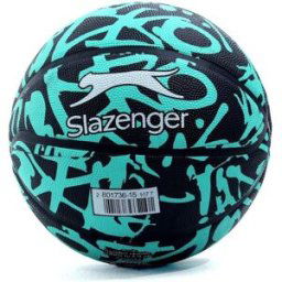 Slazenger Neo Basketball Noir/Vert taille 5 Unisex