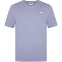 Slazenger V Neck T Shirt Mens Lavande Poussiéreuse 2XL Male