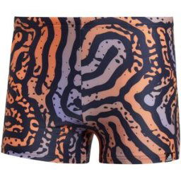 Adidas Colour Maze Swim Boxers Mens Encre de légende 40 Male
