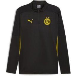 Puma Borussia Dortmund Quarter Zip Training Top Adults Noir XL Male