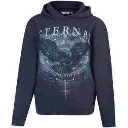 Firetrap Graphic Hoodie Womens Charbon de bois 8 (36) Female