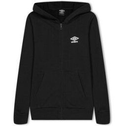 Umbro Diamond Logo Full Zip Hoodie Juniors Noir 13 (TG) Unisex