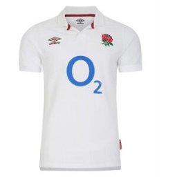 Umbro England Rugby Home Classic Shirt 2023 Six Nations Blanc Moyen Male