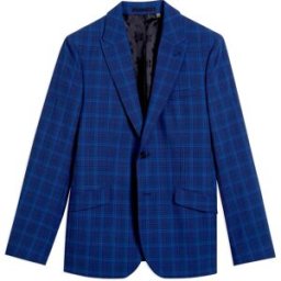 Ted Baker Apollo Check Suit Jacket Bleu 44 (54) Male