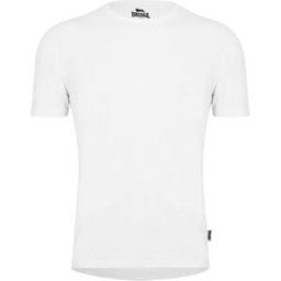 Lonsdale Single T Shirt Mens Blanc Extra Lge Male