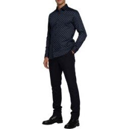 Ted Baker Ardea Long Sleeve Shirt Marine M (3) Male