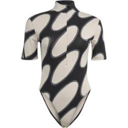 Adidas X Marimekko Future Icons Three Stripes Bodysuit LBrwn/Blk/Gry 16 (XL) Female