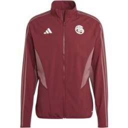Adidas Bayern Anthem Jacket 2023 2024 Adults Shadow Red/Quie S Male