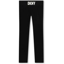 Dkny Logo Leggings Noir 09B 16Y Female