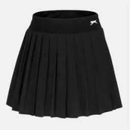 Slazenger Pleated Skort Womens Noir 10 (38) Female