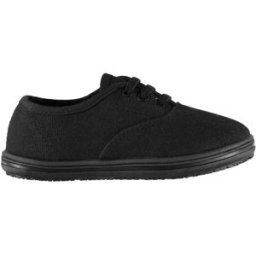 Slazenger Infants Canvas Pumps Noir C8 (26) Male