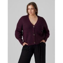 Vero Moda Vmlea Cardigan Plus Size Dégustation de vin L 48/50 Female