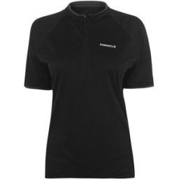 Pinnacle Short Sleeve Cycling Jersey Ladies Noir 12 (M) Female