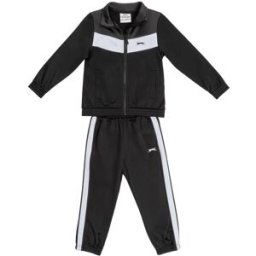Slazenger Polyester Tracksuit Junior Noir/Charbon/Blanc 11-12 ans Male