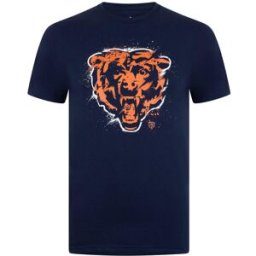 Nfl Splatter Tee Unisex Adults Les ours de Chicago Grand Unisex