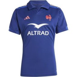 Adidas France Rugby Home Performance Shirt 2024 Adults Bleu foncé M Male