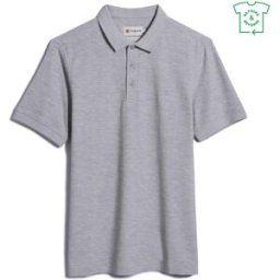 Farah Farah Cove Short Sleeve Polo Shirt Marl gris Petit Male