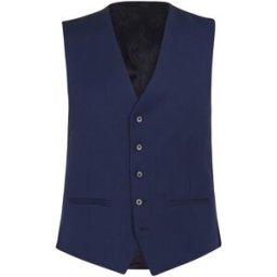 Ted Baker Slim Fit Irvinws Waistcoat Bleu - Perth 40 (50) Male