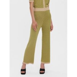 Vero Moda Murina Geometric Print Trousers Woodbine Taille unique Female