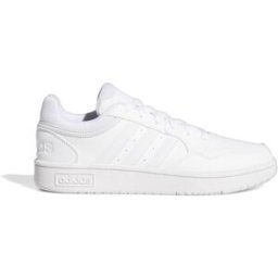 Adidas Hoops 3.0 Ladies Trainers Blanc/Blanc 7.5 (41.3) Female