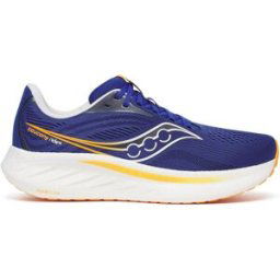 Saucony Ride 18 Running Shoes Mens Bleu/Orange 7 (41) Male
