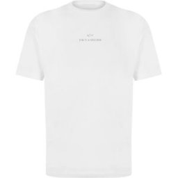 Paul And Shark Print Logo Tee Blanc éclatant 2XL Male