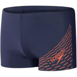 Speedo Medley Logo Aquashorts Mens Bleu/Orange 36 (L) Male