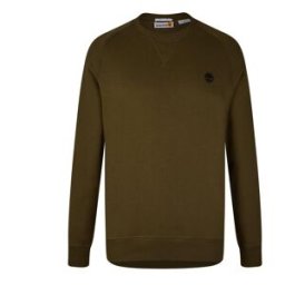 Timberland Exeter River Brushed Back Crew Swea Olive (there is no difference between en-GB and fr-FR for this word) M Male