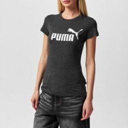 Puma No1 Logo Tee DG Heather 12 (M) Female